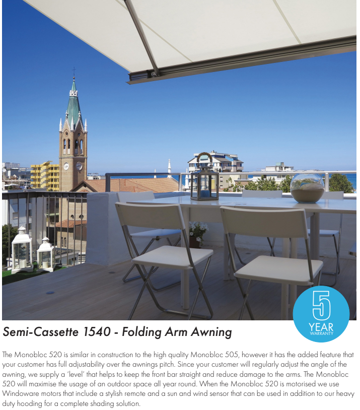 Folding Arm Awnings