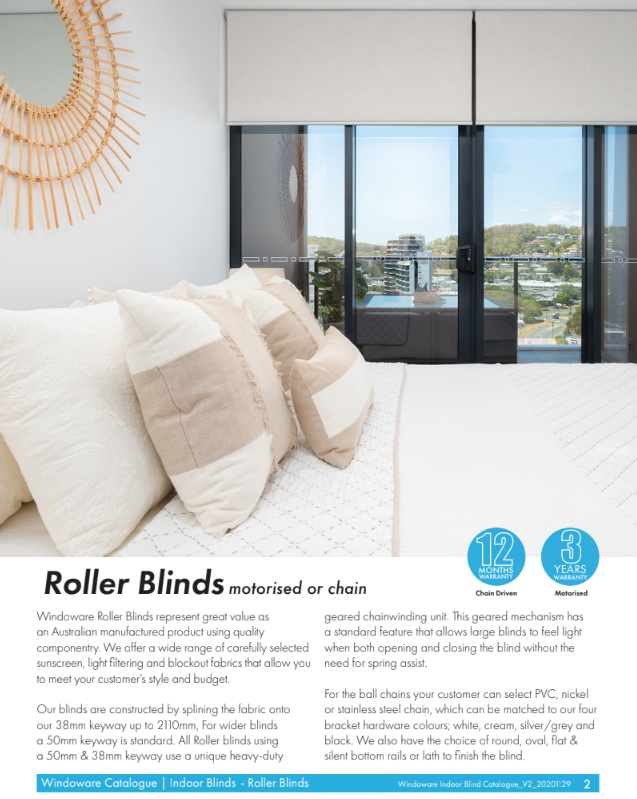 Roller Blinds Windoware